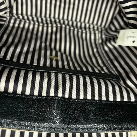 Kate Spade Vintage Embossed Signature Stud Long Adjustable Crossbody Strap-Cream - Picture 13 of 15